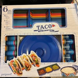 Prepara 6 piece Taco set